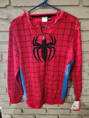 NWT Kids Spiderman Zip Hoodie